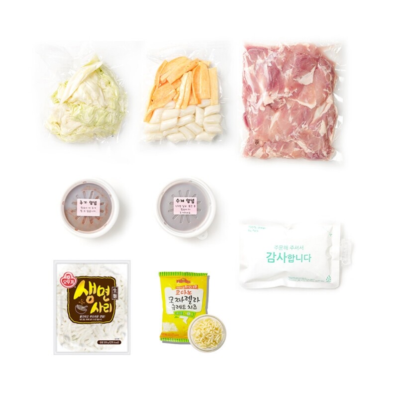 강원더몰,[라이브특가] 철원맛집 삼성닭갈비 닭갈비 밀키트 1.15kg(2~3인분)